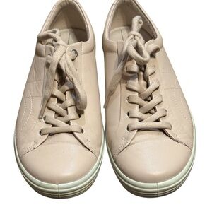 ECCO Soft 7 Blush Leather Sneakers Size 7 EU 38 Comfort